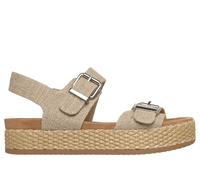Skechers BOBS Misty Kiss - Summer Stroll Chaussures Moyen Width en Beige, Pointure 41, Vegan