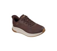 Skechers BOBS Squad 4 Chaussures Sport Chocolat Marron Hommes Sans Fermeture