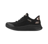 Skechers Femme Bobs Squad 4 Dire Step Slip-In ENTRAINEUSE, Black Engineered Knit, 36 EU