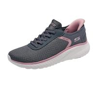 Skechers Bobs Squad Chaos-Stroke of Luck Baskets Mains Libres pour Femme, Gris, 39 EU