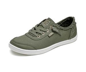 Skechers Bobs Women's 33492 Sneaker, Olive, 8