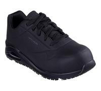 Skechers Bottes de Construction Uno SR Doltin pour Homme, Noir/synthétique, 43 EU