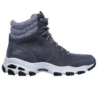 Skechers Bottes Femme D'Lites-Chill Flurry, Mousse à Mémoire - Part (Charbon)
