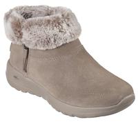 Skechers Bottes JoyAnkle On-the-Go pour femme, Daim taupe foncé, 38 EU