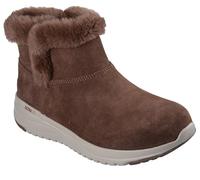 Skechers Bottes pour femme On-the-Go Joy - Bundle UpAnkle, Daim Marron chocolat, 41 EU