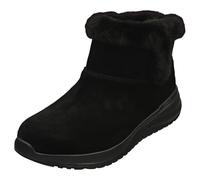Skechers Bottes pour femme on-The-Go Joy Bundle UpAnkle – Daim noir – 41 EU