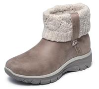 Skechers Bottines à enfiler faciles à vivre et confortables pour femme, taupe, 39 EU