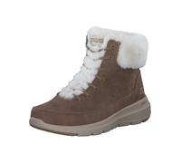 SKECHERS Bottines à lacets 'Glacial Ultra' marron / blanc, Taille 42