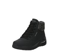 SKECHERS Bottines à lacets gris argenté / noir, Taille 40