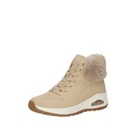 Skechers Femme Uno Rugged Fall Air Basket, Sand Durabuck/Faux Fur, 39 EU