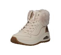 SKECHERS Bottines à lacets 'Uno' beige clair / or, Taille 37