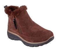 Skechers Bottines Femme Easy Going Cool Zip! Suède chocolat Taille 40 (EU)