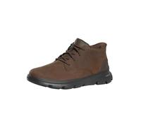 Skechers Bottines Arch Fit Garza RidleyAnkle pour homme, Cuir synthétique cacao, 41.5 EU