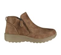 Skechers Bottines femme Lovely Vibe Fall in Bloom Microcuir champignon 38 EU