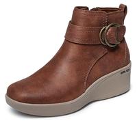 Skechers Bottines Pier-lite-Forever Chic pour femme, chocolat, 38.5 EU