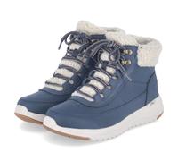 Skechers 144756 NVY Bottes à lacets en textile et synthétique pour femme Bleu, bleu, 39 EU