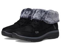 Skechers Femme Normes Froides faciles à Utiliser Bottine, Noir, 36 EU