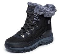 Skechers Bottines Trego-Stormie pour femme, noir/noir, 38 EU