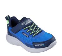 Skechers Bounder 2.0 Aqua PaceSneaker pour garçon, Textile synthétique Bleu Marine avec Bordure Citron, 13 UK Child