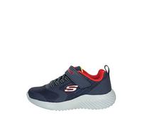 Skechers Bounder, Basket garçon, Textile Marine/Rouge, 45 1/3 EU
