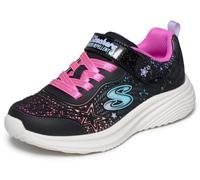 Skechers Fille Bounder Pro Baskets, Black Synthetic Textile Multi Trim, 34 EU