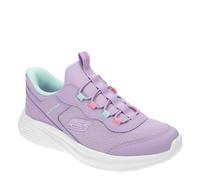 Skechers Bounder Pro Chaussures à Enfiler pour Filles, Lavender, 35 EU Enfants
