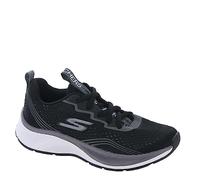 Skechers Bounder ProSneaker pour garçon, Textile Noir Anthracite avec Bordure Blanche, 1.5 UK Child