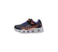 Skechers Boys, Baskets, Black Synthetic/Blue & Orange Trim,