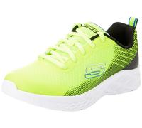 Skechers Boys Baskets, Yellow Textile/Synthetic/Black & Blue TR, 43 EU