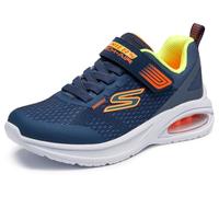 Skechers Boy's Microspec Max Advance Sneaker, Bleu Marine, 3 UK Child