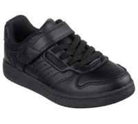 Skechers Garçon Quick Street Basket, Noir, 3 UK Child