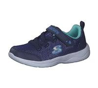 Skechers Stepz 2.0 Mini Wanderer Basket, Textile Noir synthétique Bleu Citron Vert, 27 EU