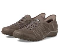 Skechers Breathe Easy-Home Body Baskets à Enfiler Mains Libres pour Femme, Taupe foncé, 35.5 EU