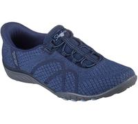 Skechers Slip-ins: Breathe-Easy - Knitty Waves Chaussures Moyen Width en Bleu Marine, Pointure 41, Vegan, Lavable en machine