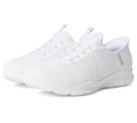 Skechers Brilliance-Night Shift Baskets à Enfiler Mains Libres pour Femme, Blanc, 41 EU