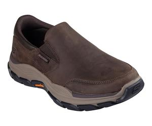 Skechers Brogues pour Homme, 42,5 EU, Marron, 42.5 EU