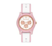 Skechers Brooklake SR6383 Montre chronographe en silicone Blanc