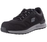 Skechers Bulklin Lyndale Baskets pour Homme, Maille KPU Noire, 45 EU