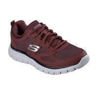 Skechers Burns Agoura Baskets de course en matériau synthétique pour homme, bordeaux, 41 EU
