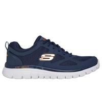 Skechers Burns - Agoura Chaussures Moyen Width en Bleu Marine/Orange, Pointure 46