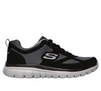 Skechers Burns - Agoura Chaussures Moyen Width en Noir/Gris, Pointure 39.5