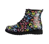 Skechers Butterfly Squad Bottines à Lacets Enfant Fille Noir - Talon Carré 32
