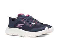 Skechers Femme GO Walk Flex Caley, Bordure Corail synthétique Bleu Marine, 43 EU