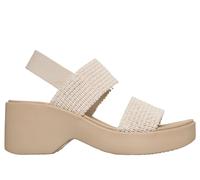 Skechers Cali Day Chaussures Moyen Width en Blanc Cassé, Pointure 38, Vegan