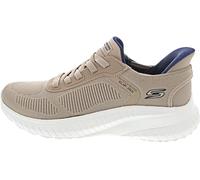 Chaussures lifestyle skechers bob squad chaos solid step taupe homme