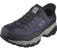 Skechers Men's Hands Free Slip-ins Cankton-Faison St Industrial Shoe, Navy/Grey, 9.5