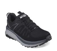 Skechers Women's Switch Back Cascades, Black Synthetic Textile Charcoal Trim, 40 EU