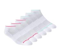 Skechers Chaussettes basses pour femme, Rose/vert, 9-11