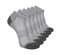 Skechers Chaussettes basses pour homme, Gris pastel clair, 10-13