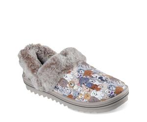 Skechers Chaussons Bobs Cozy Kiss-Paw Jams pour femme, Brun/multicolore, 37 EU